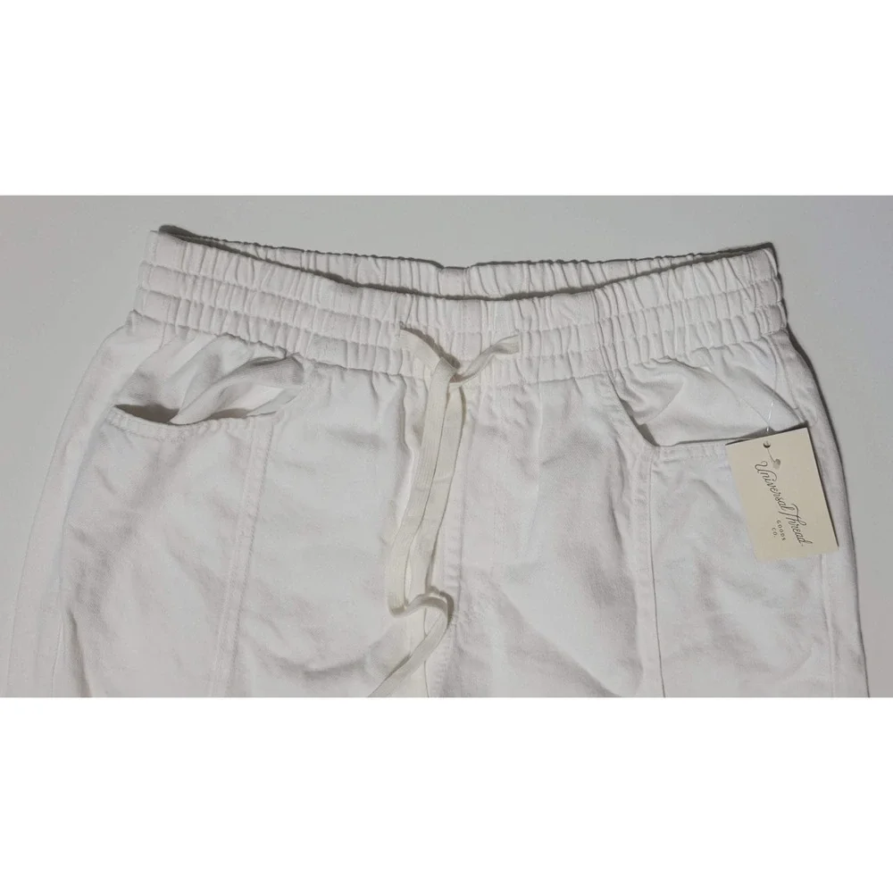 NWT Universal Thread Extra Wide Leg White Jeans